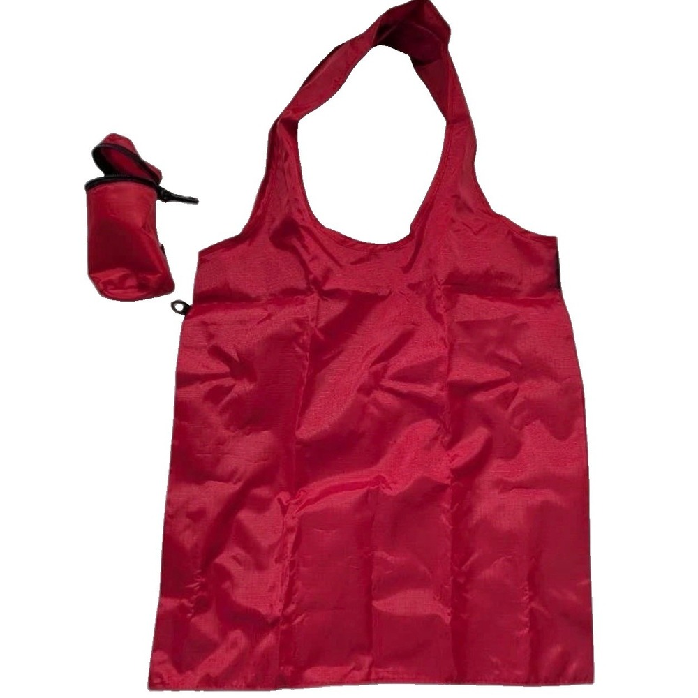 NEW Reisenthel Germany Foldable Shopping Reusable Shopping Bag Tote Red Ripstop
